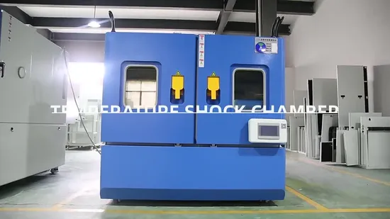 유연한 테스트 시나리오를 위한 모듈식 열충격 테스트 챔버