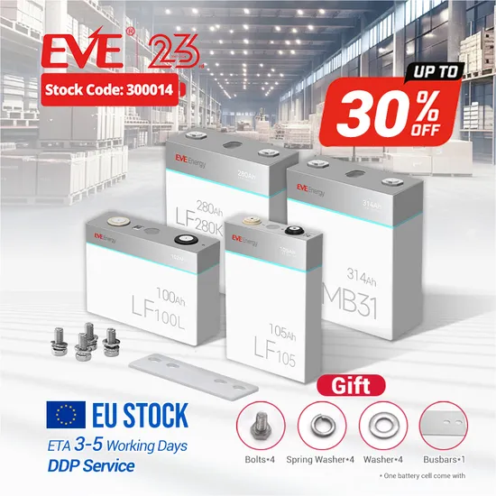 Eve M11 Ncm 3.67V 114ah 충전식 파우치 폴리머 배터리 3.2V 리튬 이온 EV 배터리 팩