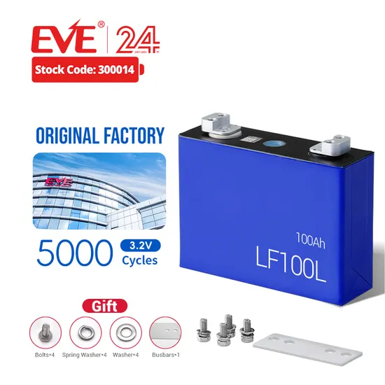 Eve 100ah 4000 사이클 고용량 LiFePO4 배터리 제조업체 Lf100la